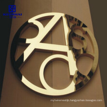Outdoor Advertising Stainless Steel Channel Letters 3D Logo